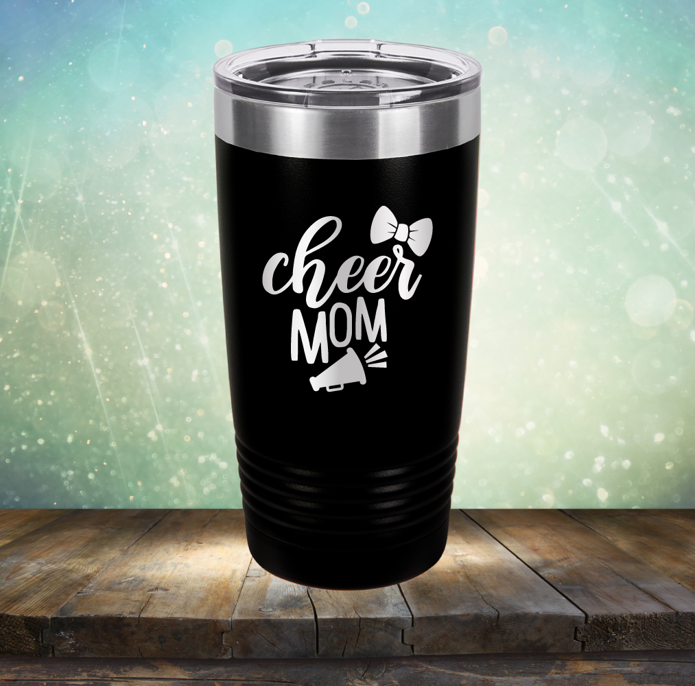 Cheer Mom - Laser Etched Tumbler Mug