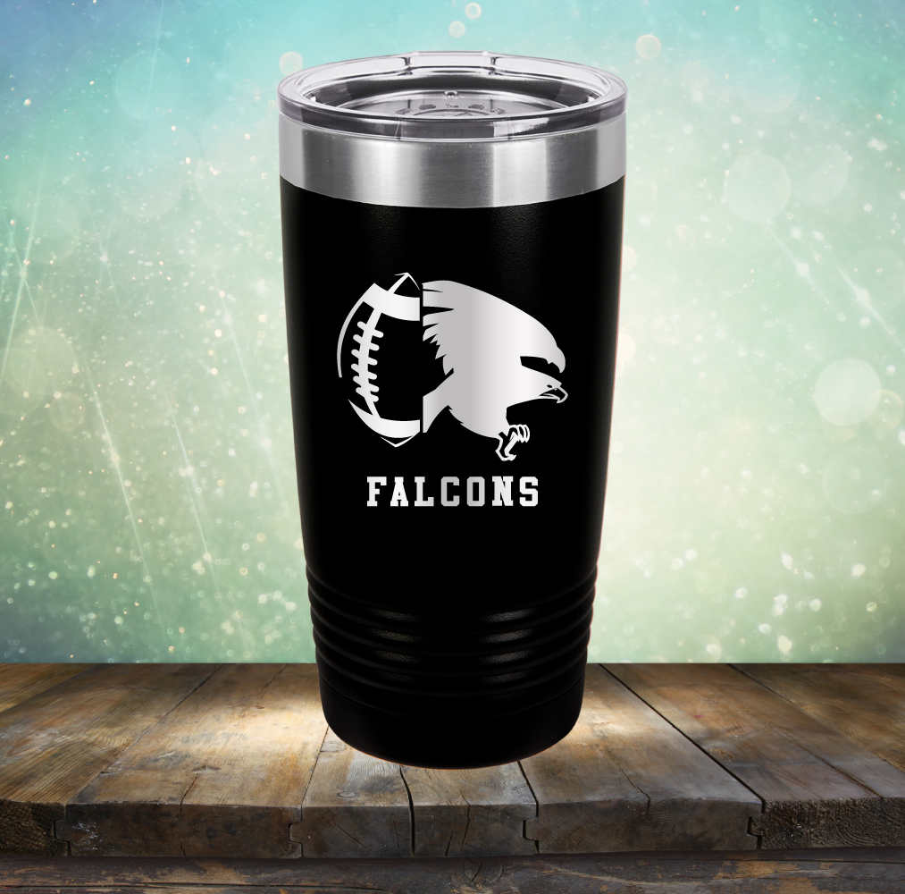 Falcons Football - Laser Etched Tumbler Mug