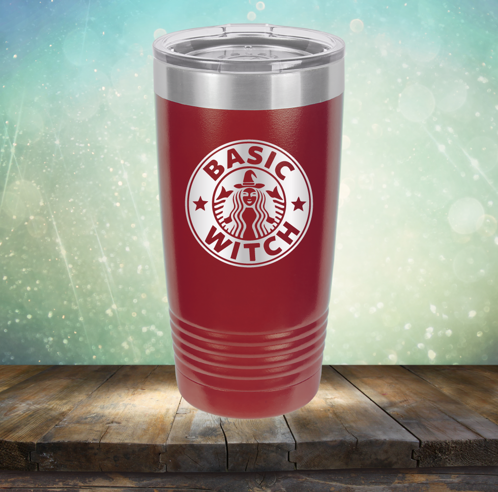 Basic Witch - Laser Etched Tumbler Mug