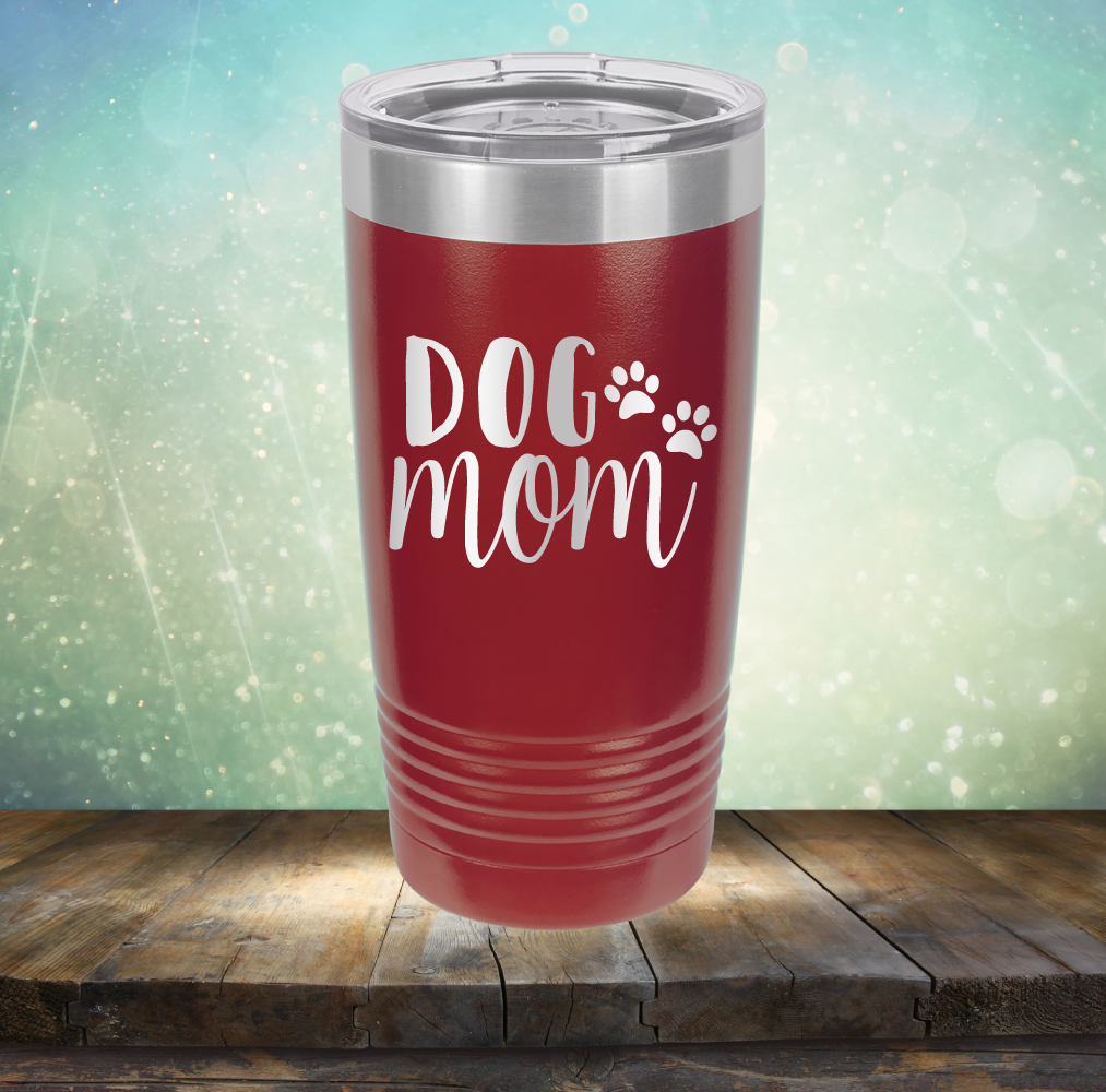 Dog Mom - Laser Etched Tumbler Mug