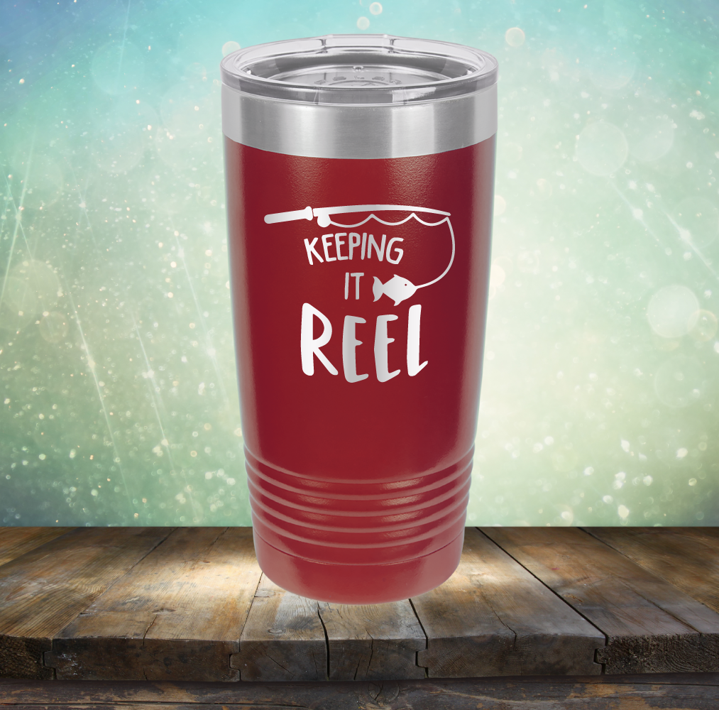 Keeping It Reel - Laser Etched Tumbler Mug