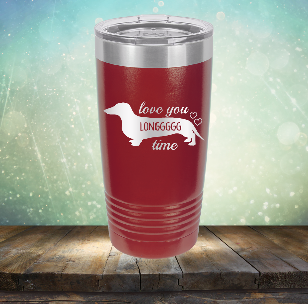 Love You Longgggg Time - Laser Etched Tumbler Mug