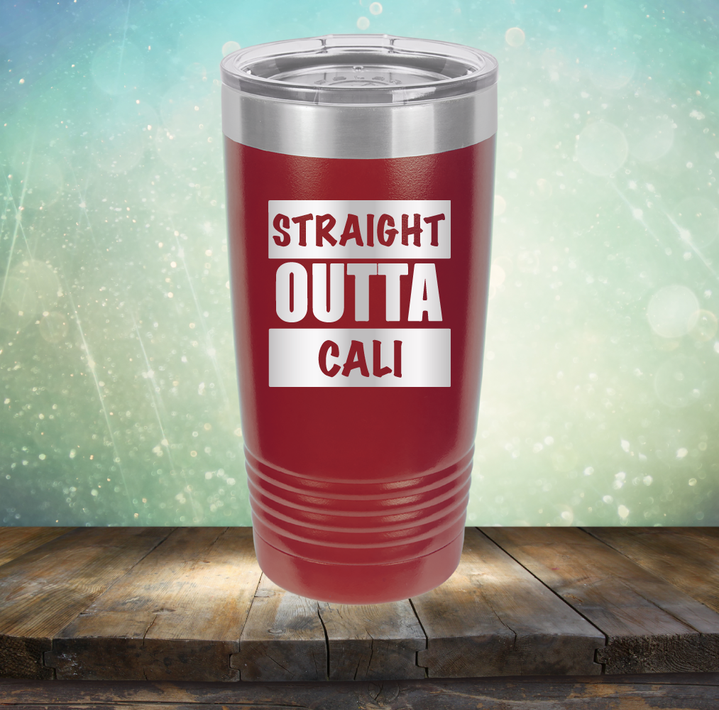 Straight Outta Cali - Laser Etched Tumbler Mug