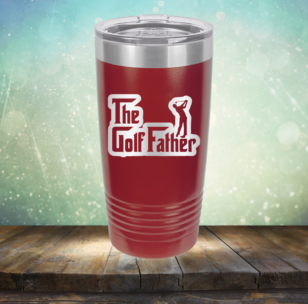 The Golf Father - Laser Etched Tumbler Mug