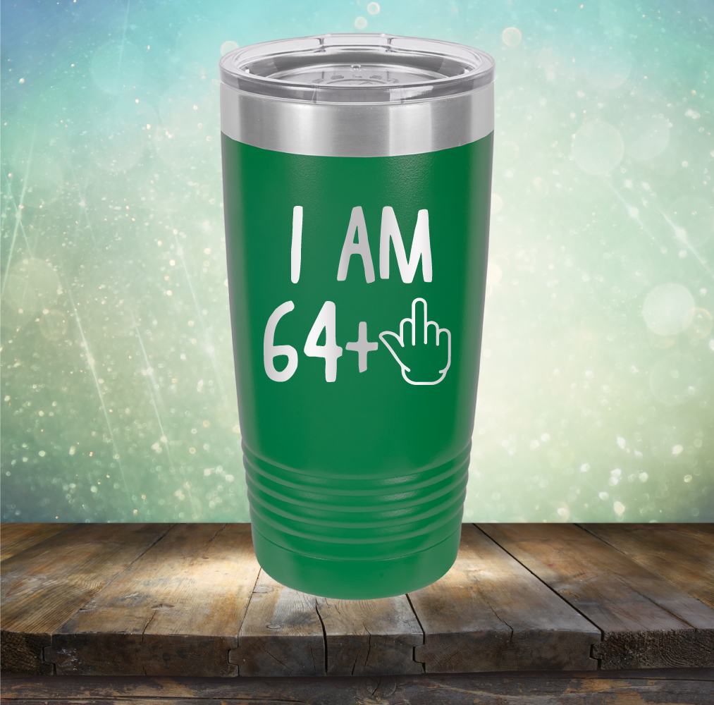 I Am 64 plus 1 - Laser Etched Tumbler Mug