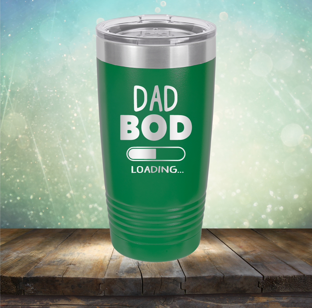 Dad Bod Loading - Laser Etched Tumbler Mug