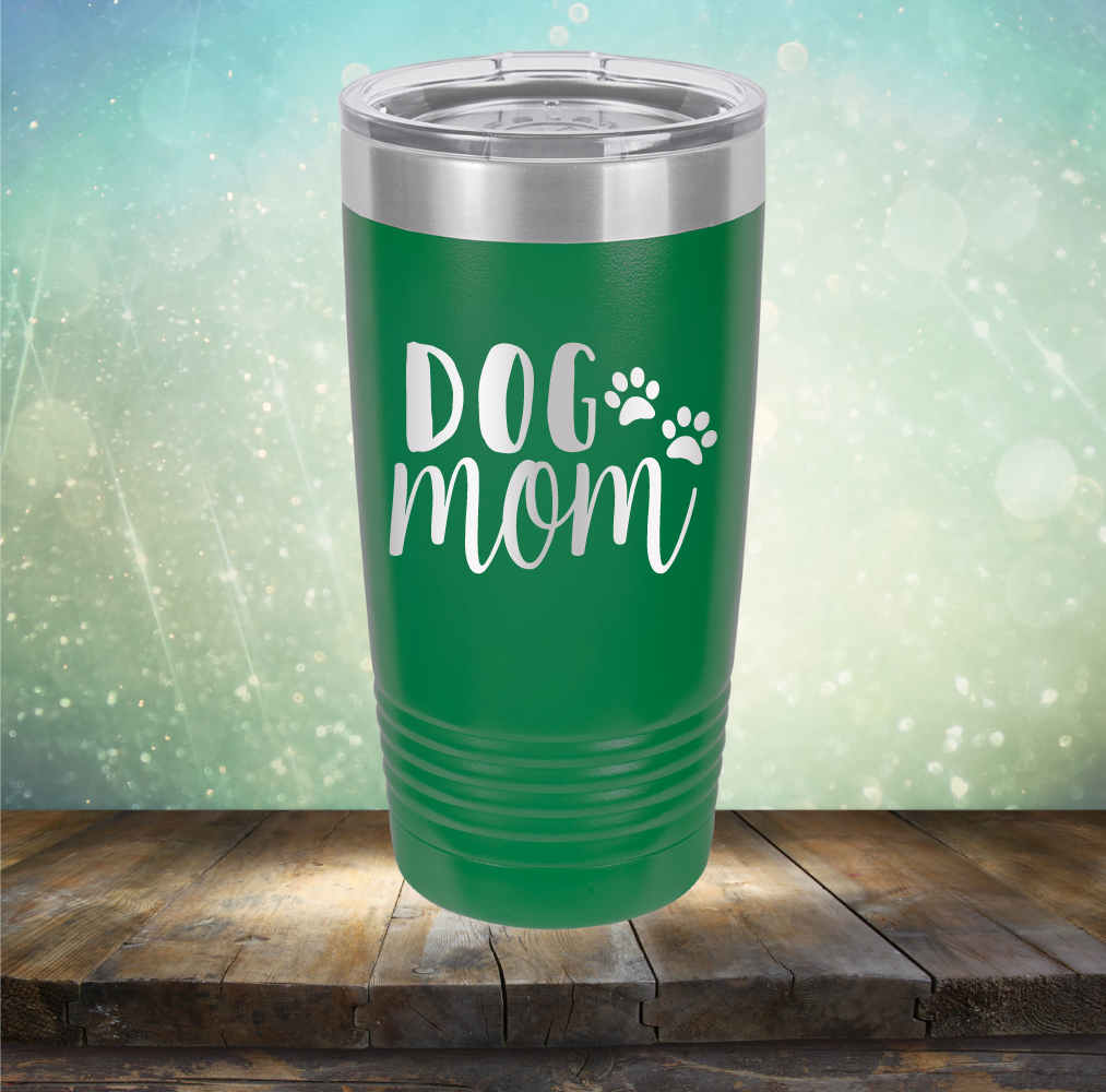 Dog Mom - Laser Etched Tumbler Mug