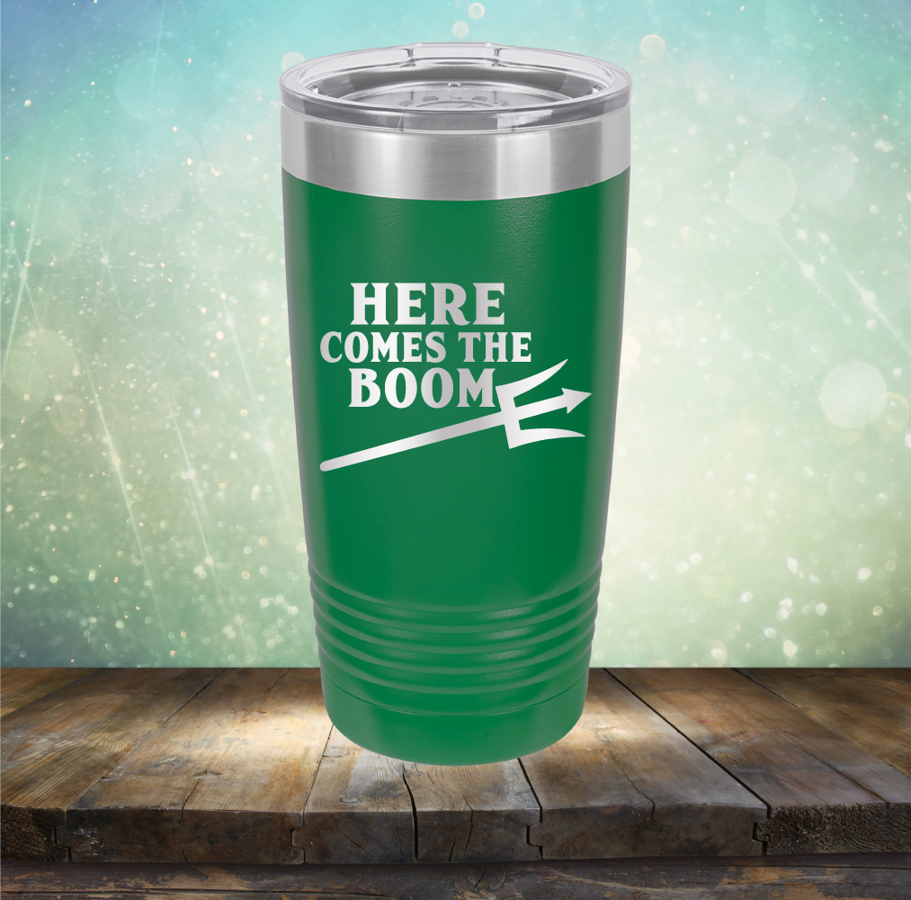 Here Comes The Boom - Laser Etched Tumbler Mug