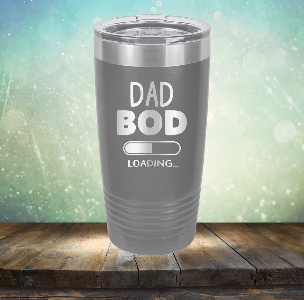 Dad Bod Loading - Laser Etched Tumbler Mug