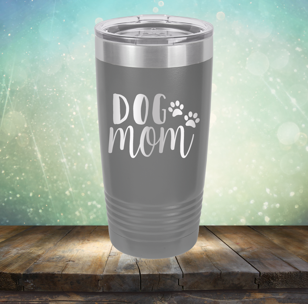 Dog Mom - Laser Etched Tumbler Mug