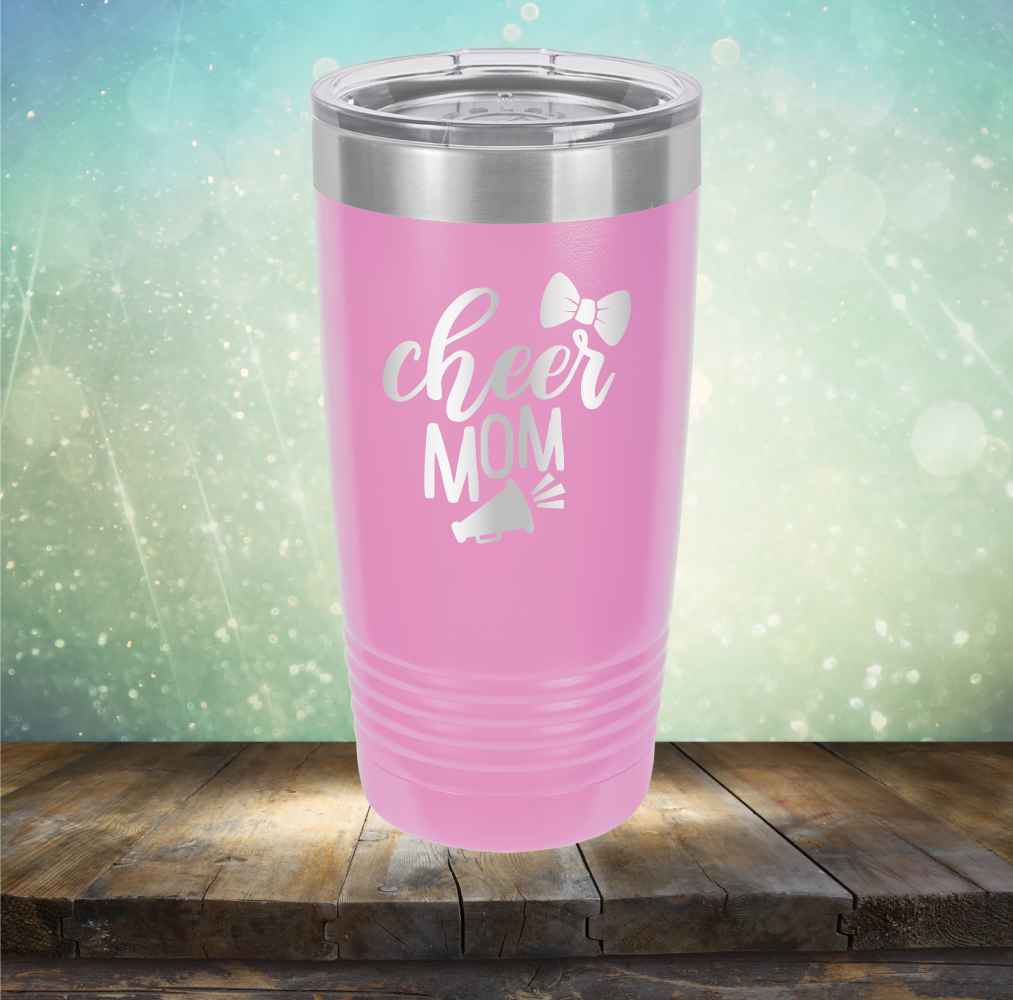 Cheer Mom - Laser Etched Tumbler Mug