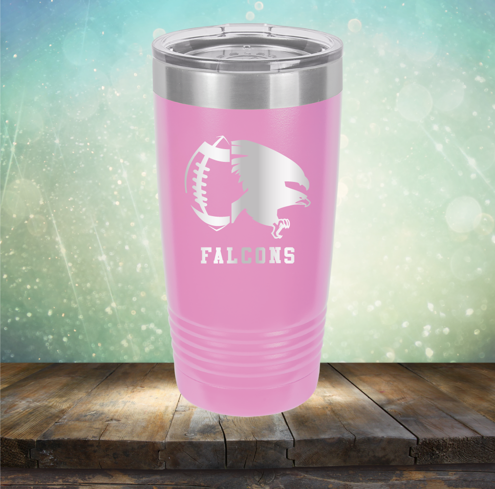 Falcons Football - Laser Etched Tumbler Mug