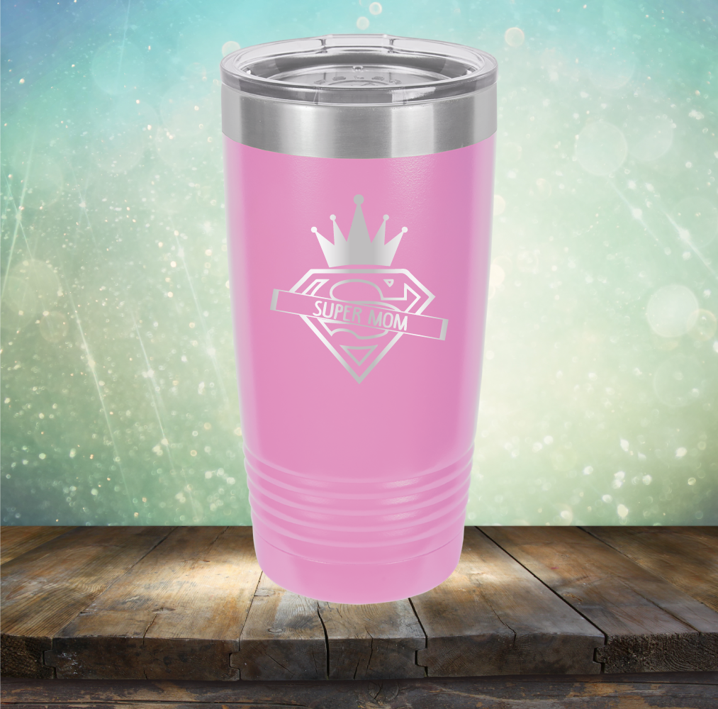 Super Mom - Laser Etched Tumbler Mug