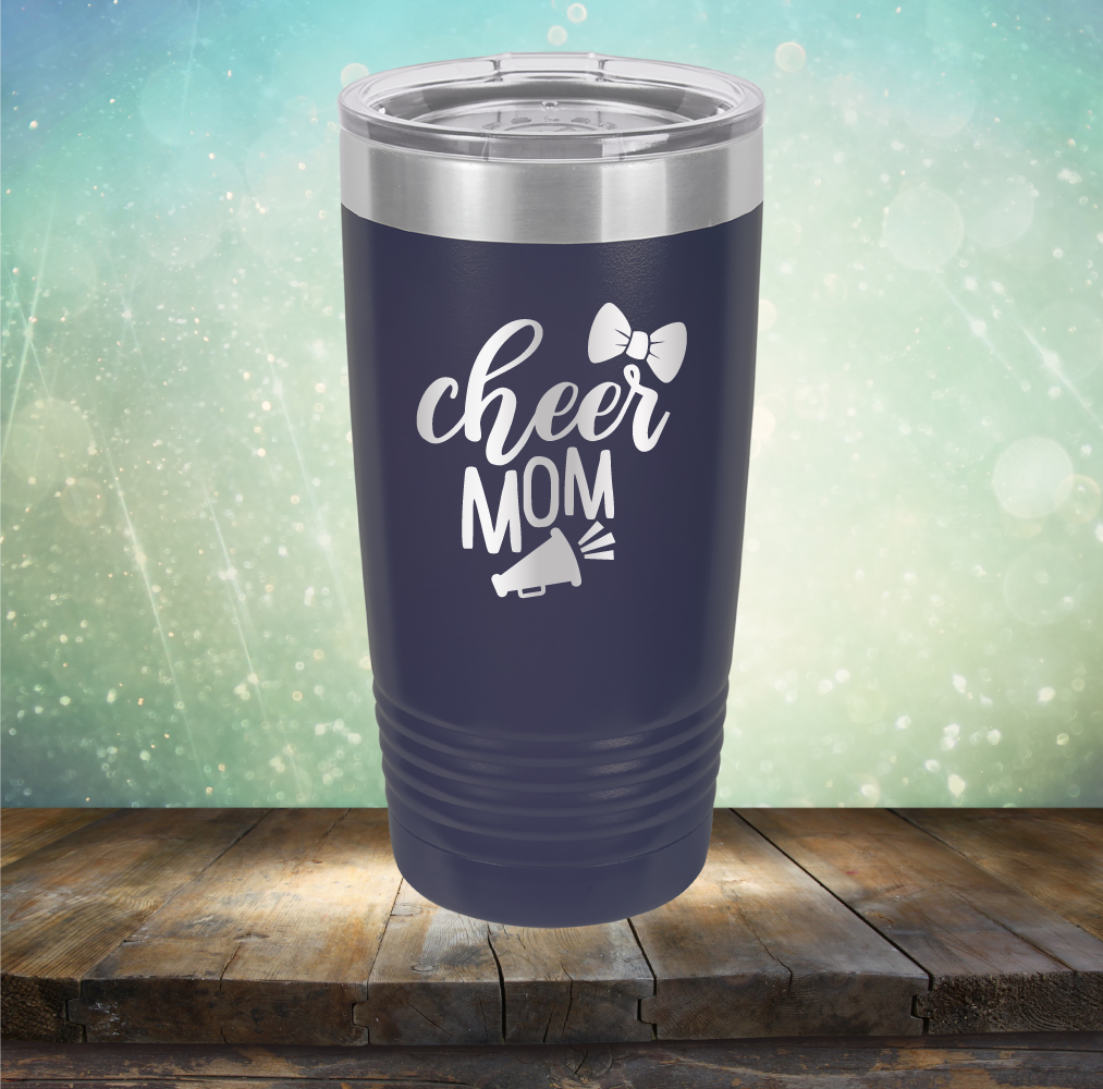 Cheer Mom - Laser Etched Tumbler Mug