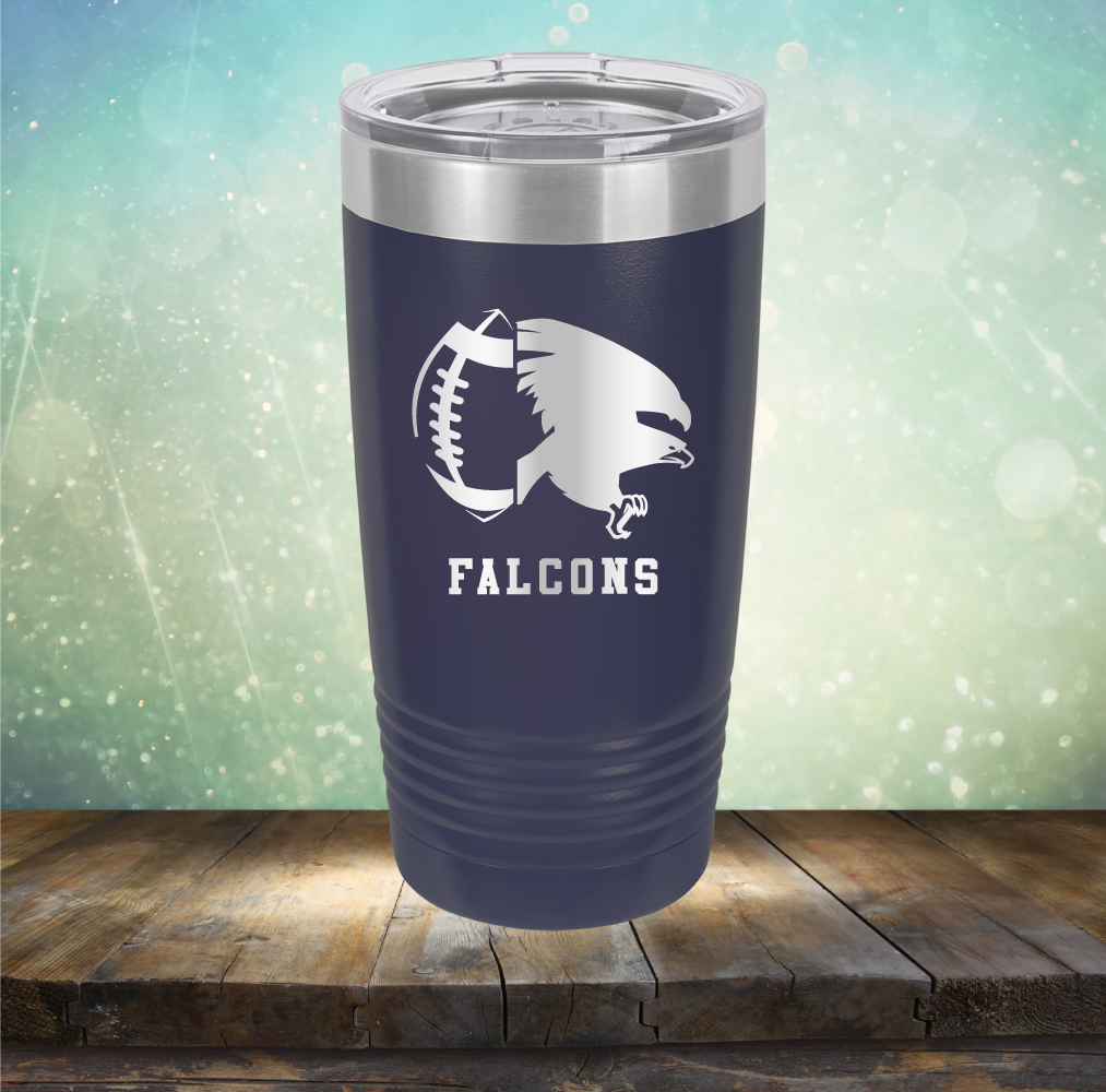 Falcons Football - Laser Etched Tumbler Mug