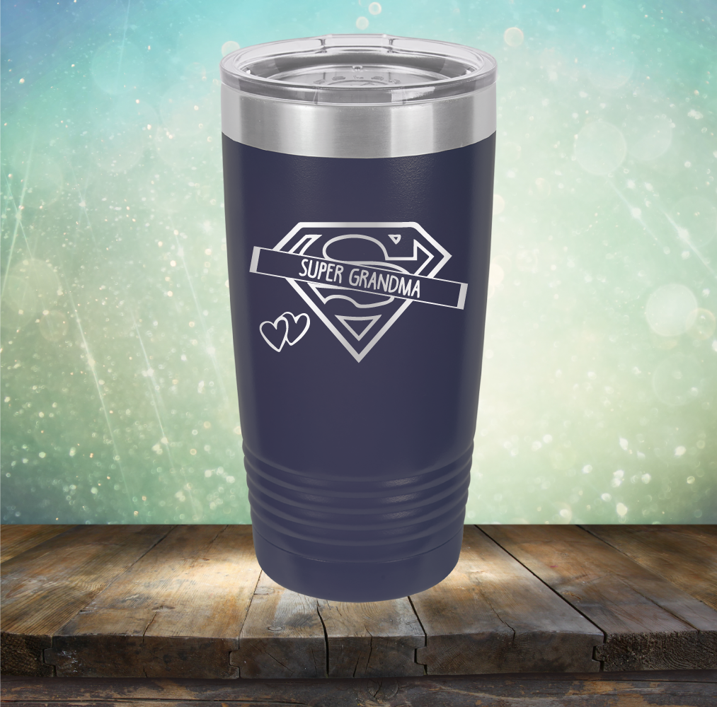 Super Grandma - Laser Etched Tumbler Mug