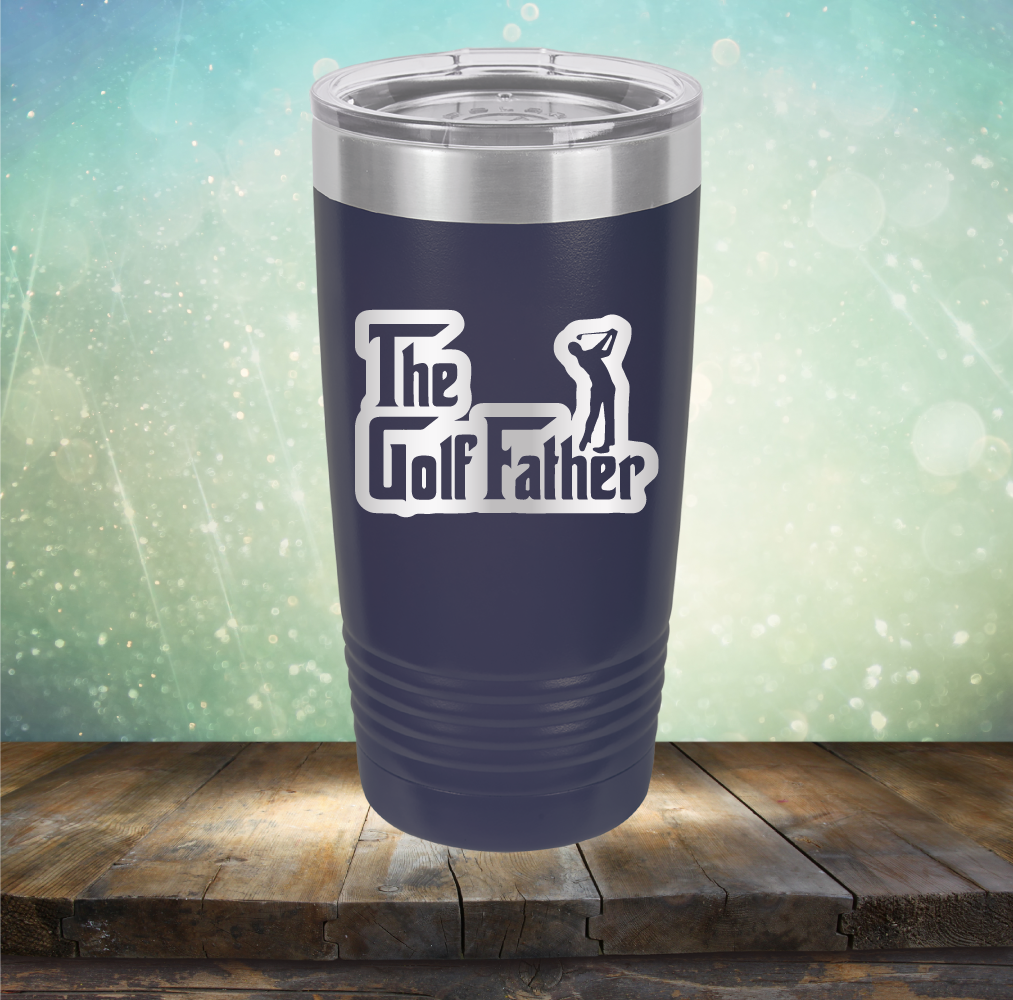 The Golf Father - Laser Etched Tumbler Mug