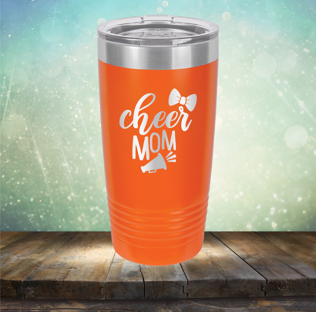 Cheer Mom - Laser Etched Tumbler Mug