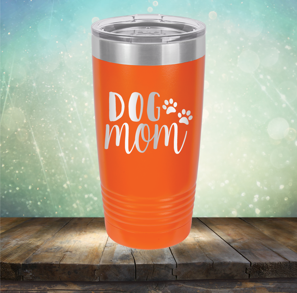 Dog Mom - Laser Etched Tumbler Mug