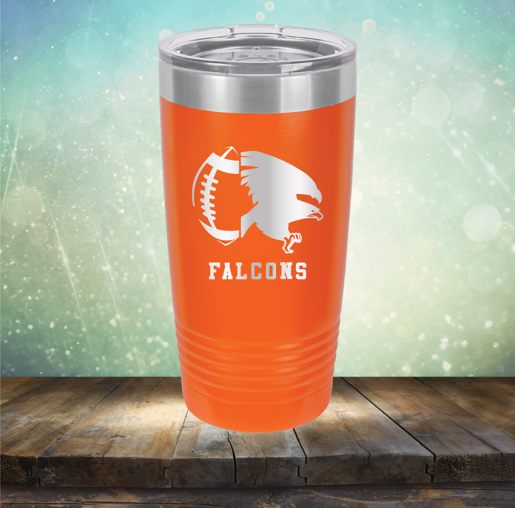 Falcons Football - Laser Etched Tumbler Mug