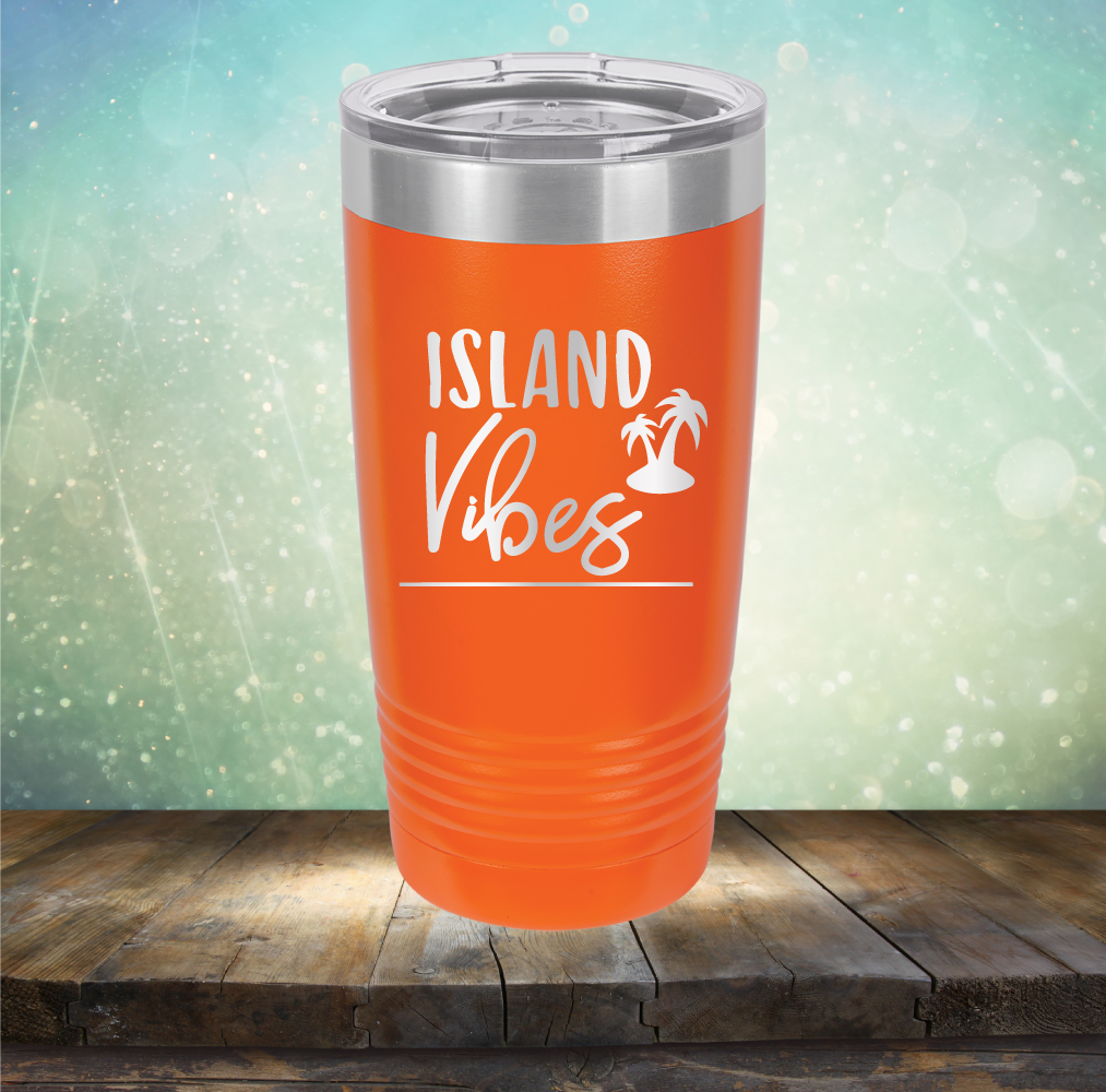 Island Vibes - Laser Etched Tumbler Mug