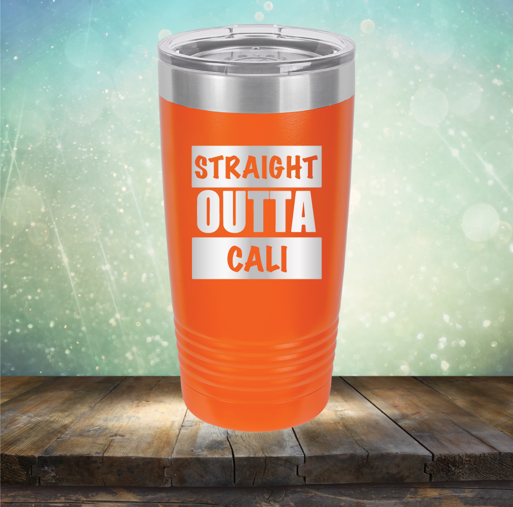 Straight Outta Cali - Laser Etched Tumbler Mug