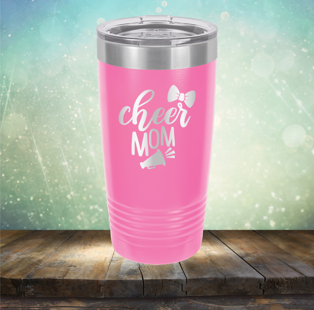 Cheer Mom - Laser Etched Tumbler Mug