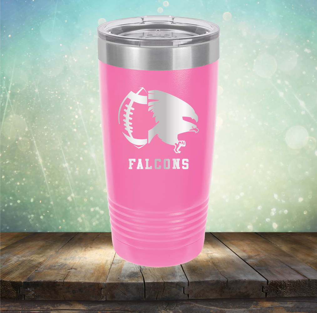 Falcons Football - Laser Etched Tumbler Mug