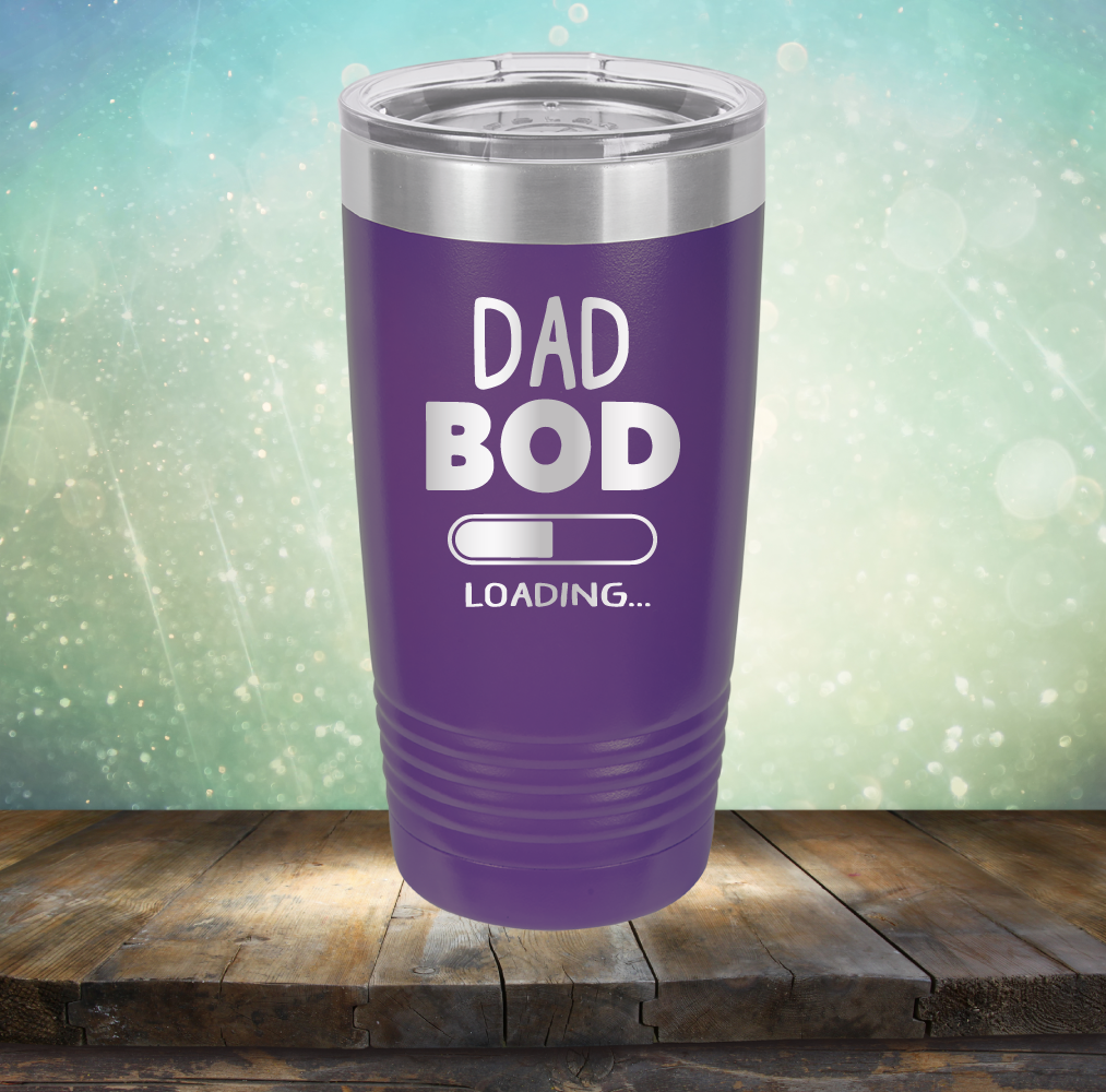 Dad Bod Loading - Laser Etched Tumbler Mug