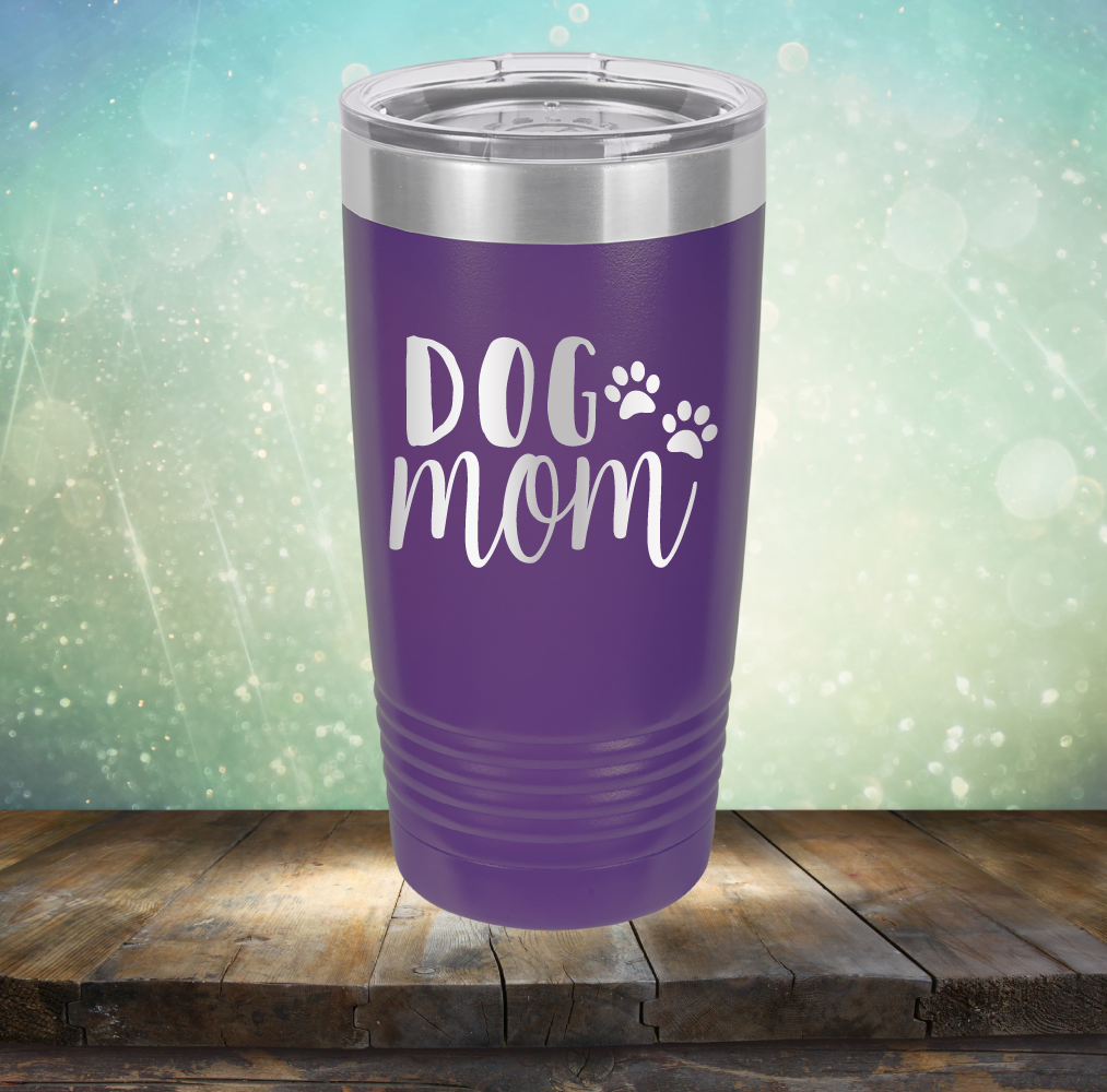 Dog Mom - Laser Etched Tumbler Mug