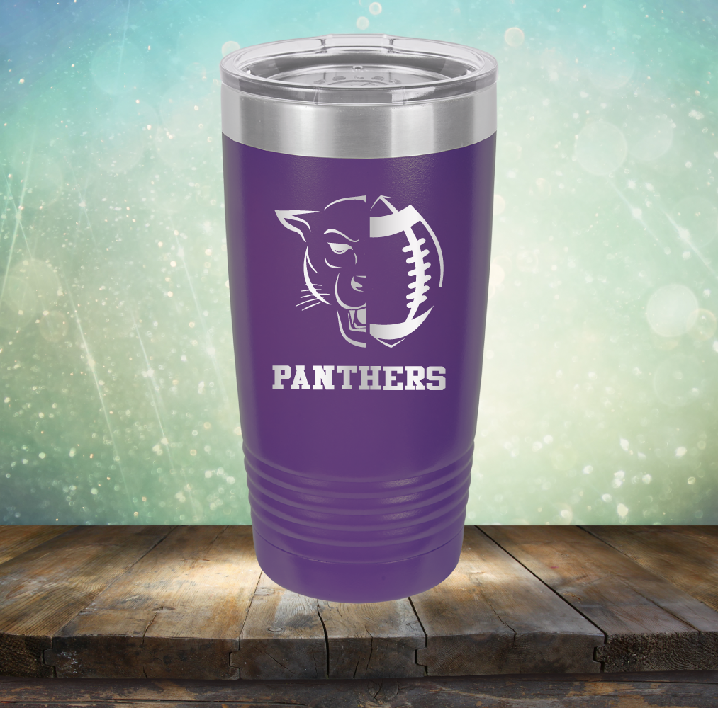 Panthers Football - Laser Etched Tumbler Mug