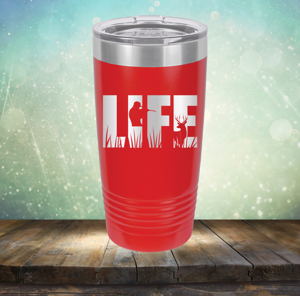 Life Hunting - Laser Etched Tumbler Mug