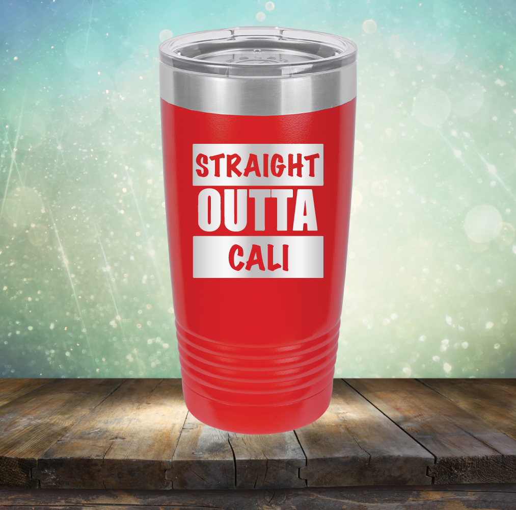 Straight Outta Cali - Laser Etched Tumbler Mug
