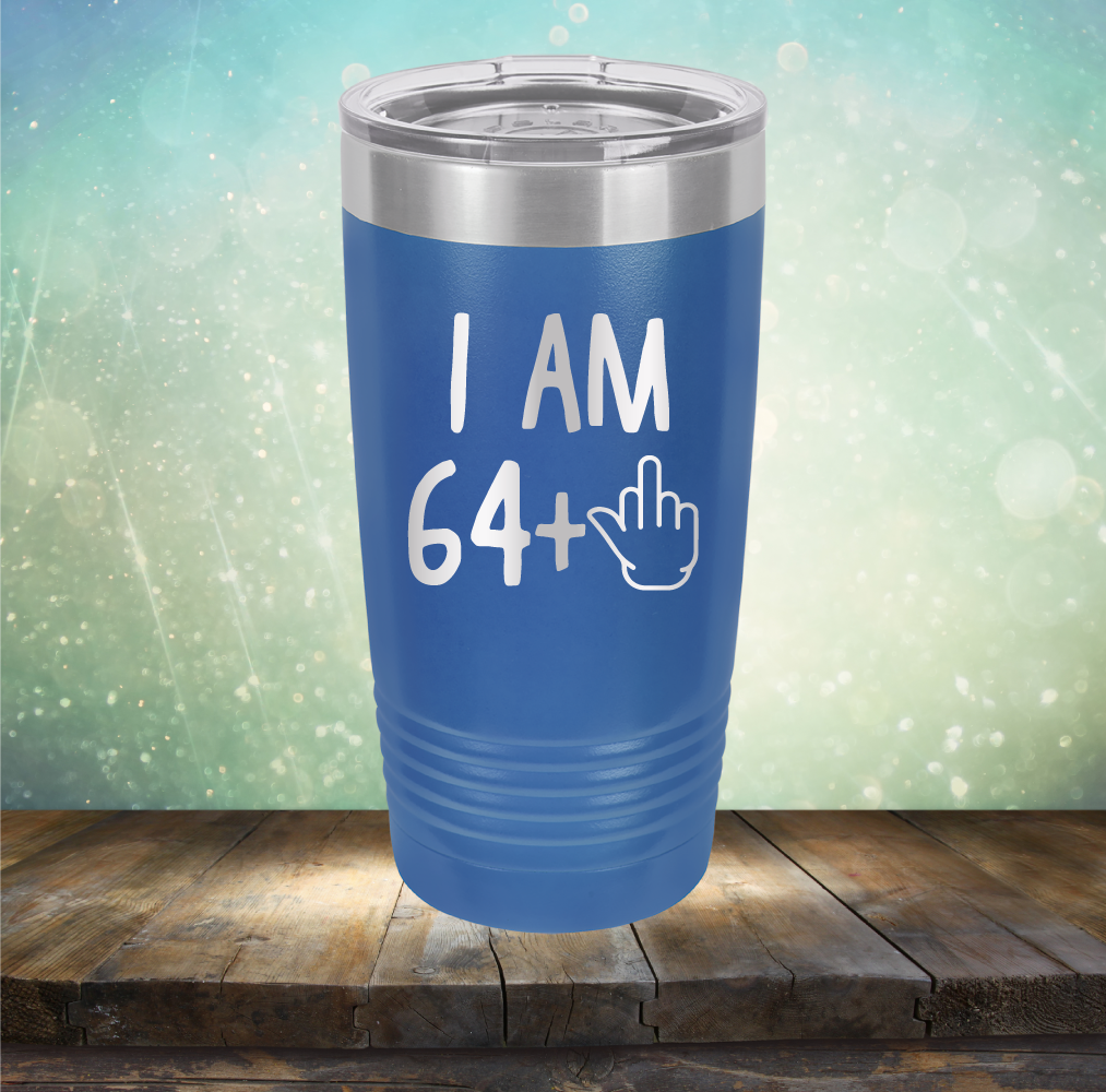 I Am 64 plus 1 - Laser Etched Tumbler Mug
