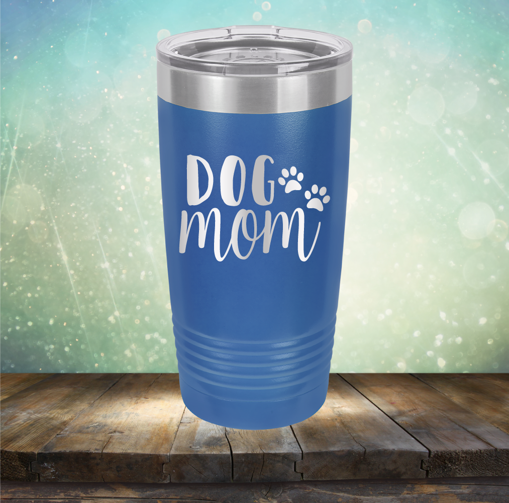 Dog Mom - Laser Etched Tumbler Mug