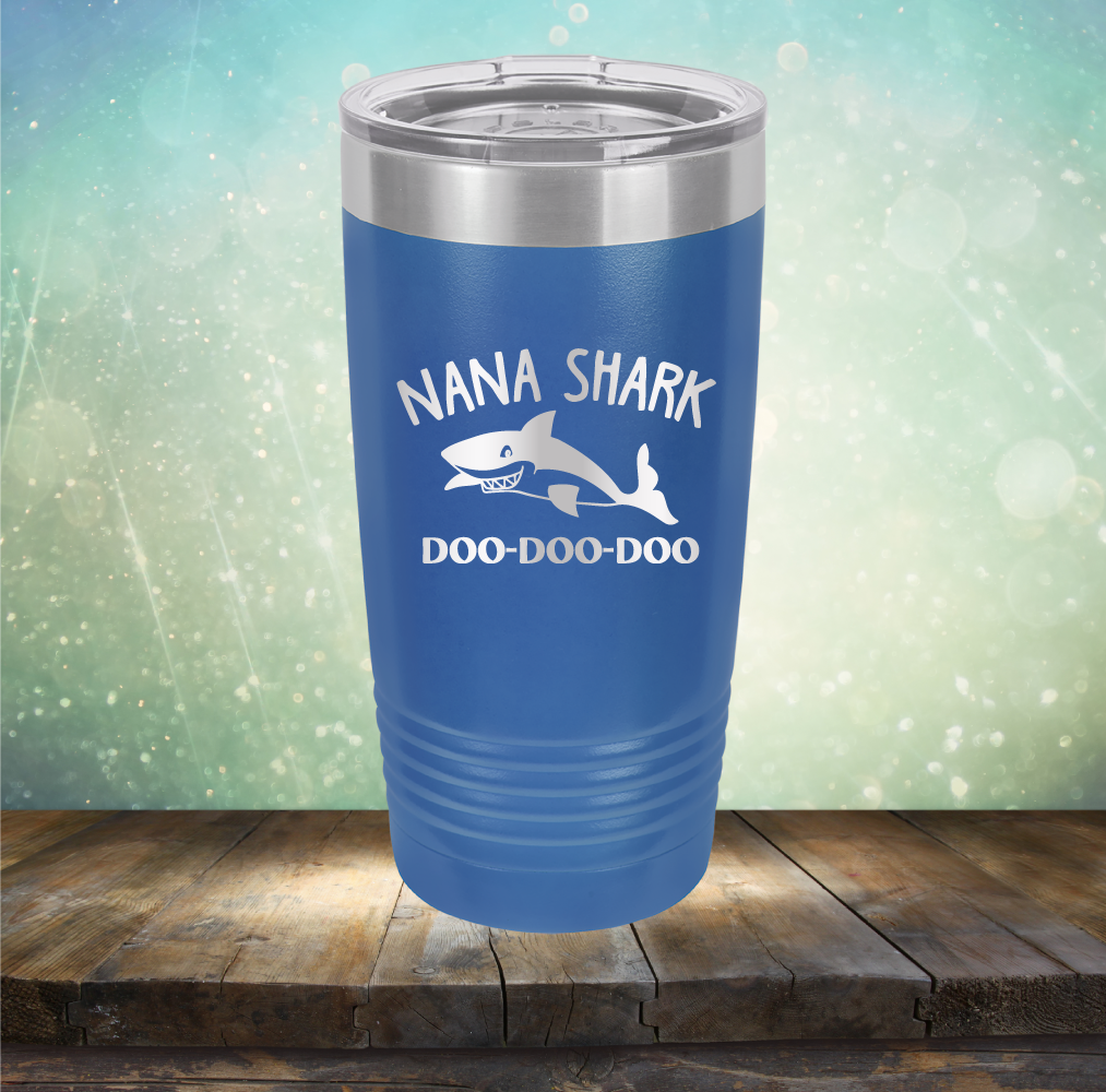 Nana Shark - Laser Etched Tumbler Mug