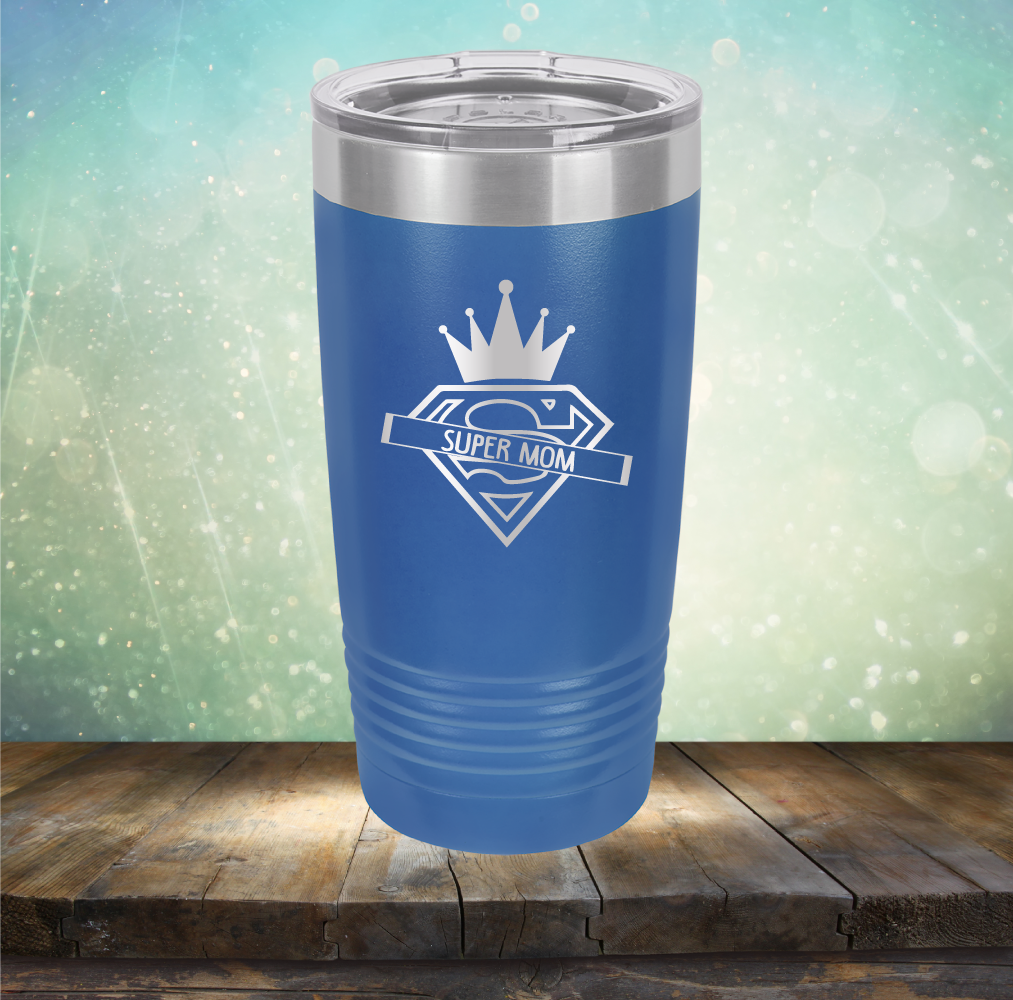 Super Mom - Laser Etched Tumbler Mug