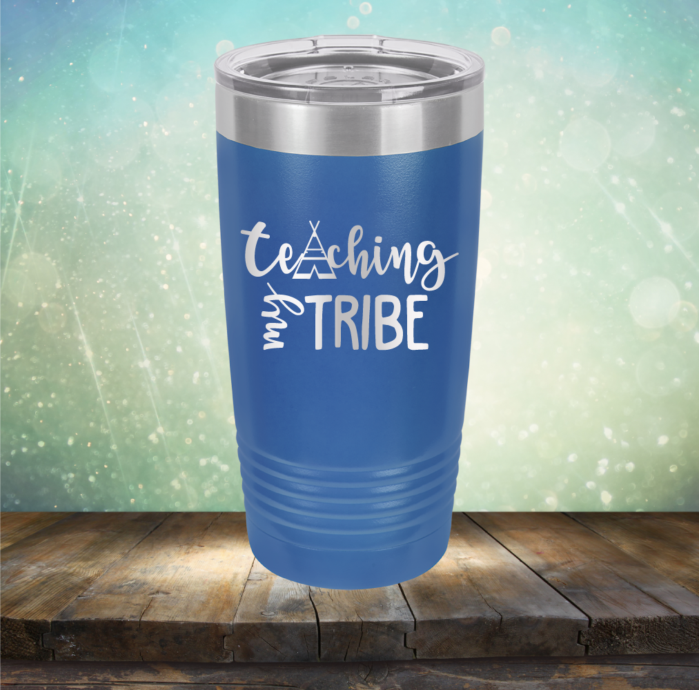 Teaching My Tribe - Laser Etched Tumbler Mug