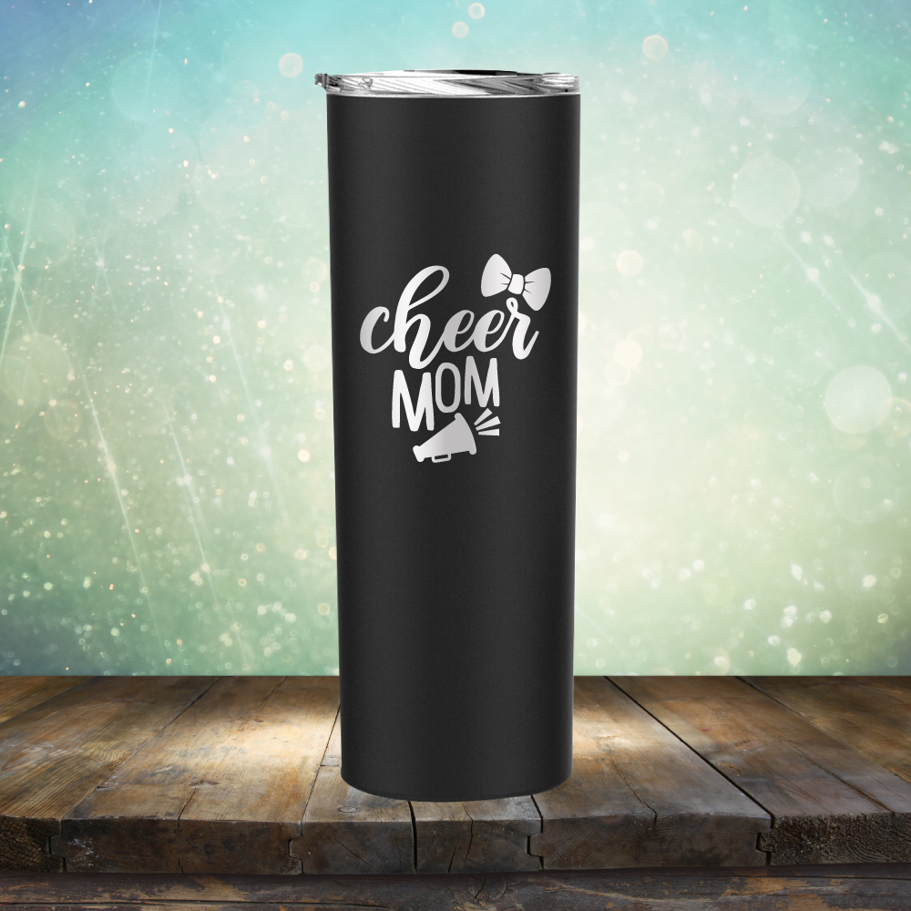 Cheer Mom - Laser Etched Tumbler Mug