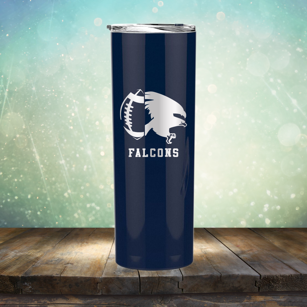 Falcons Football - Laser Etched Tumbler Mug