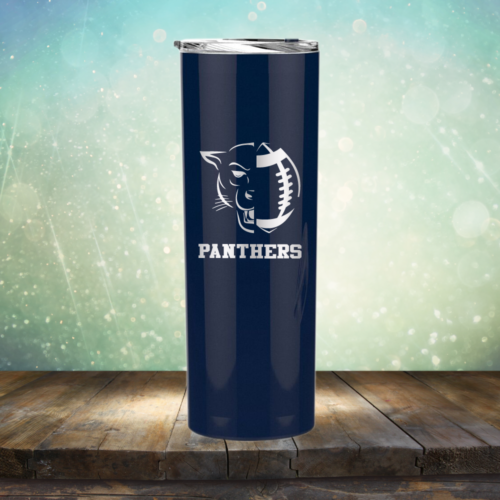Panthers Football - Laser Etched Tumbler Mug