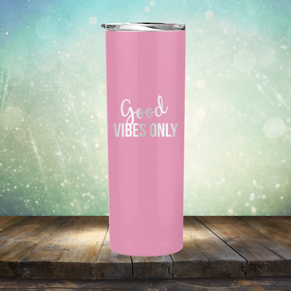 Good Vibes Only - Laser Etched Tumbler Mug