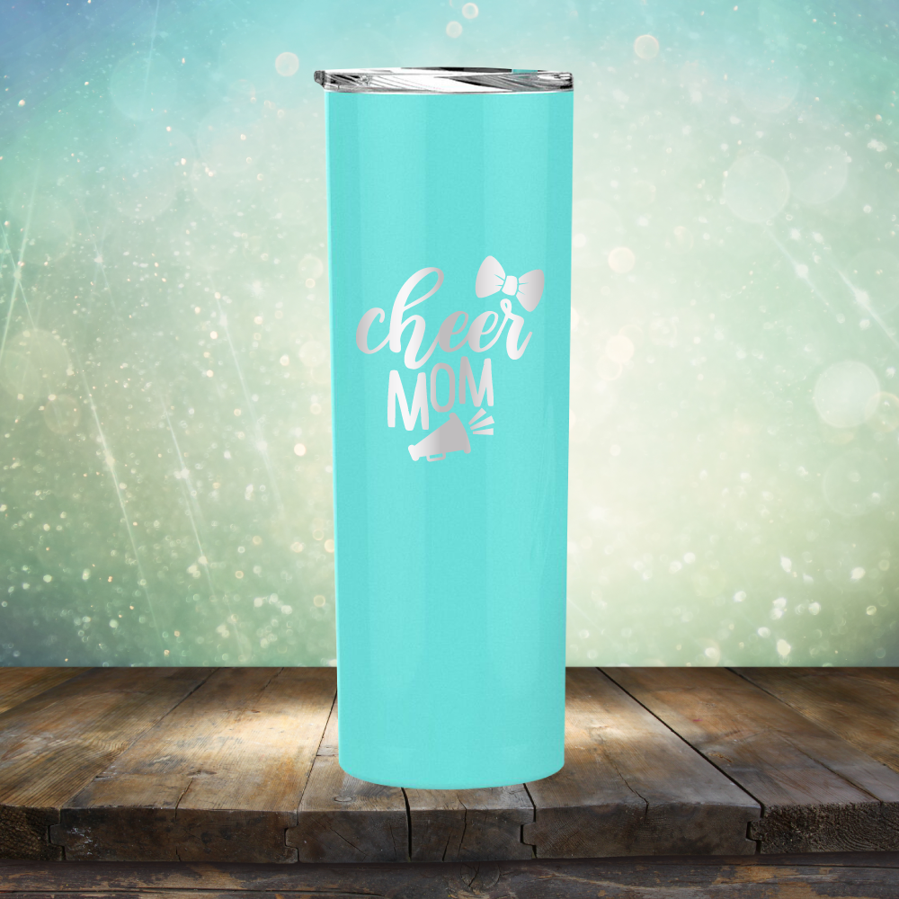 Cheer Mom - Laser Etched Tumbler Mug