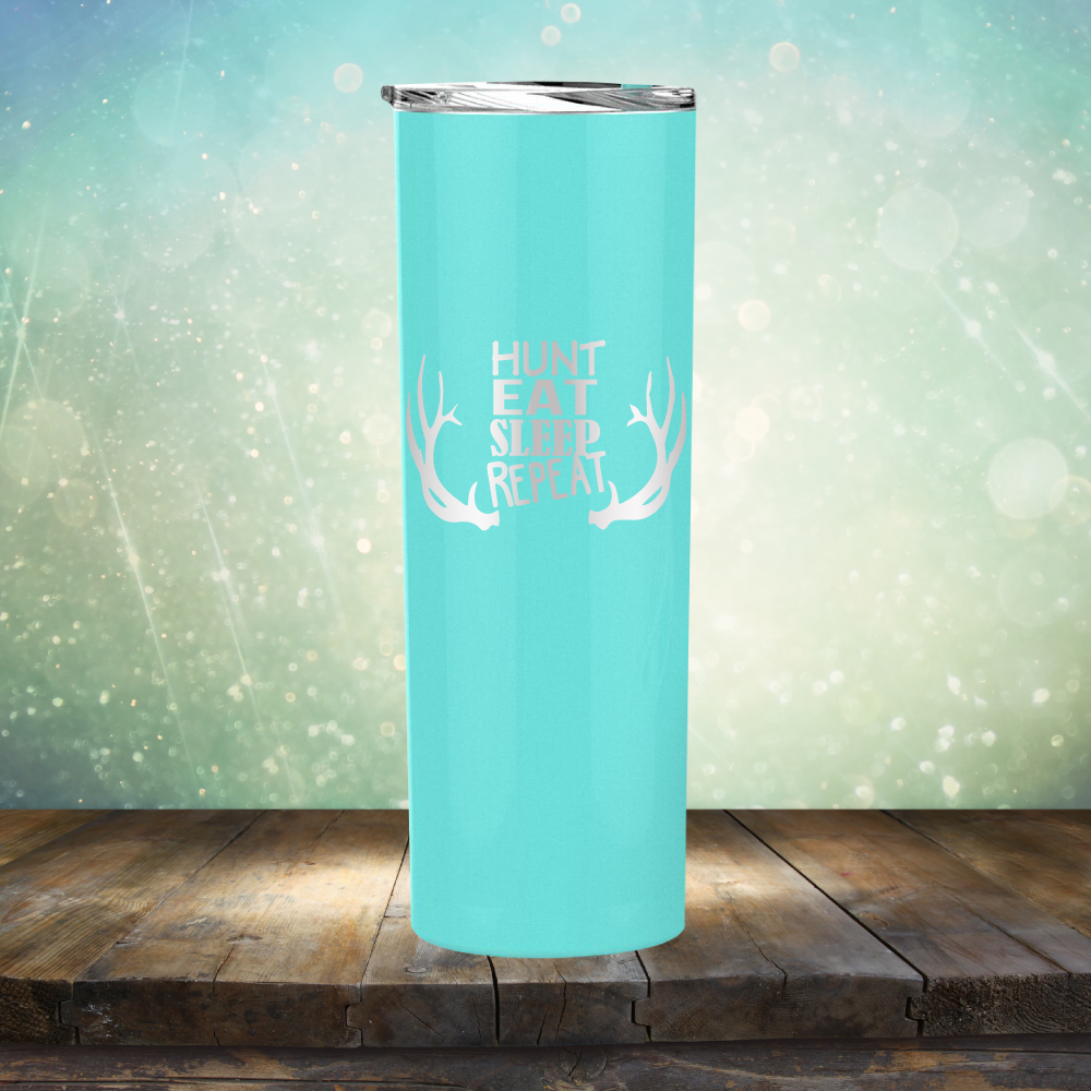 Hunt Eat Sleep Repeat - Laser Etched Tumbler Mug