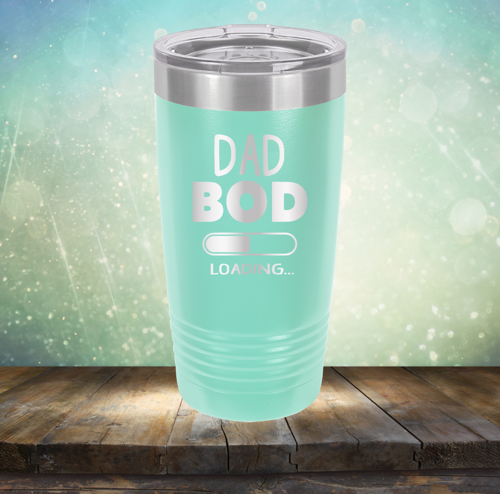 Dad Bod Loading - Laser Etched Tumbler Mug