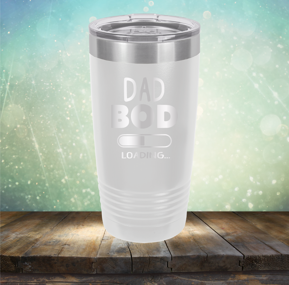 Dad Bod Loading - Laser Etched Tumbler Mug