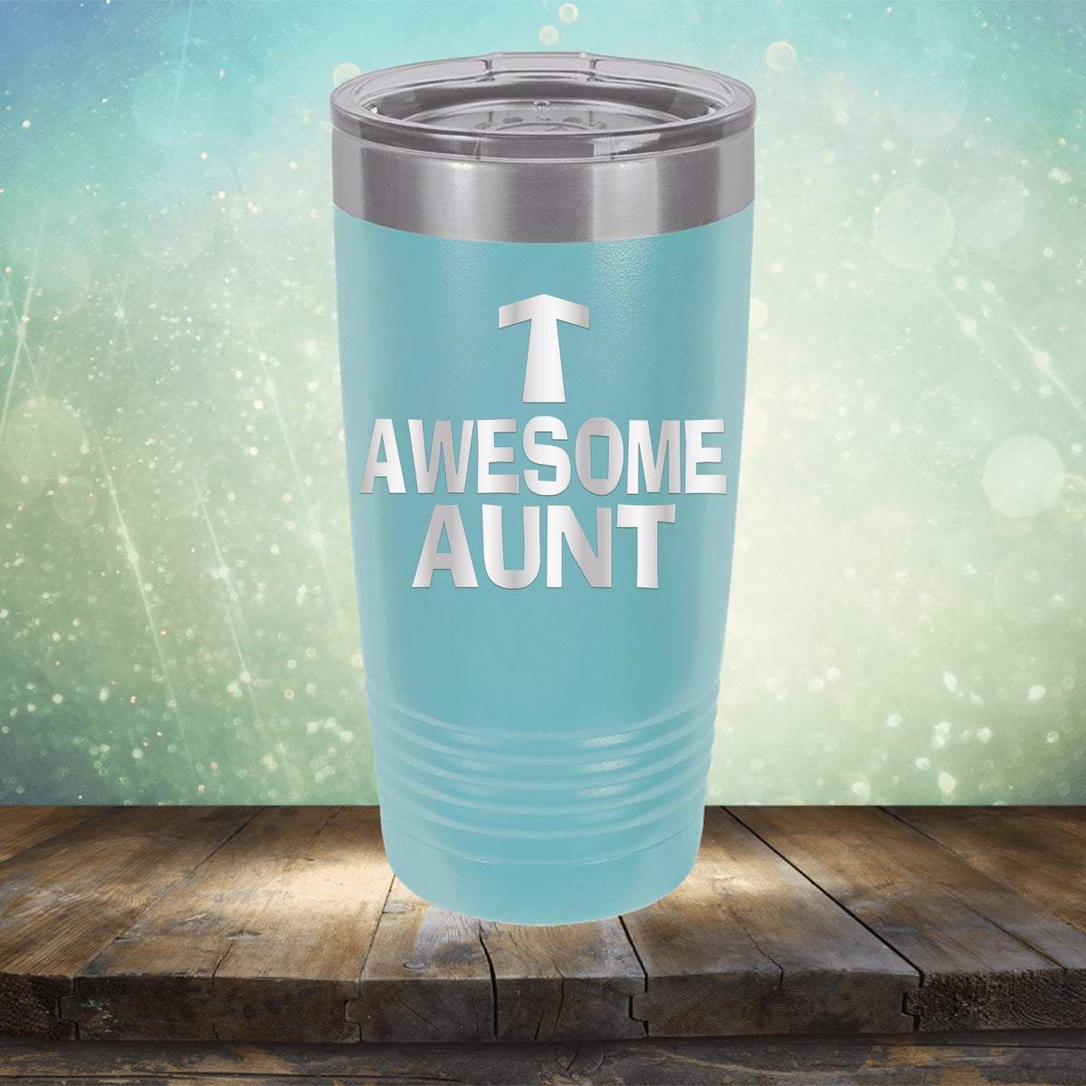 Awesome Aunt - Laser Etched Tumbler Mug