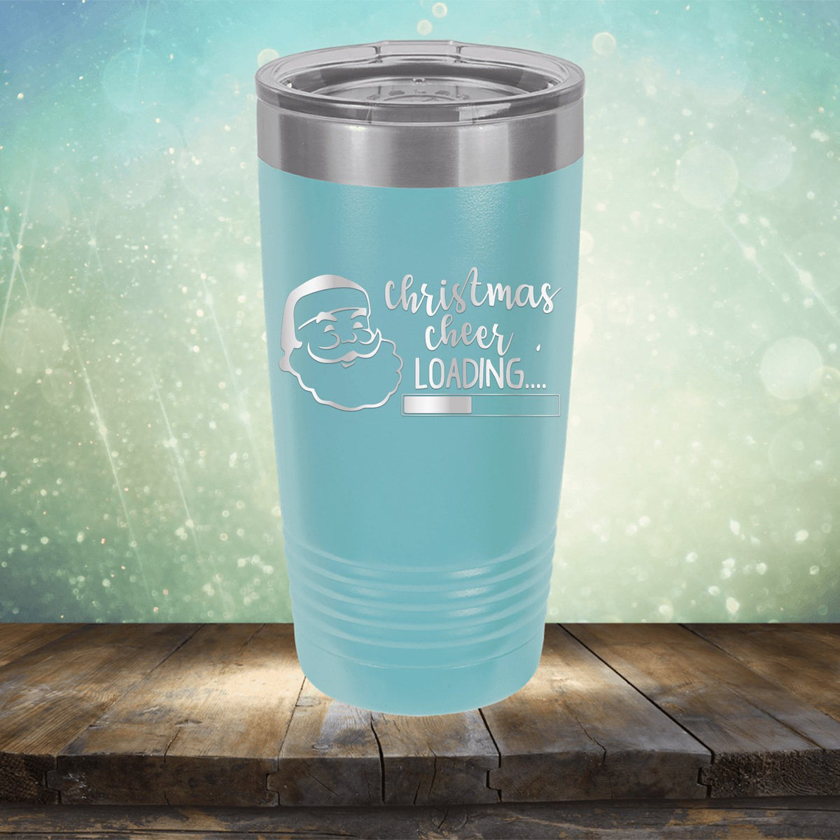 Christmas Cheer Loading - Laser Etched Tumbler Mug