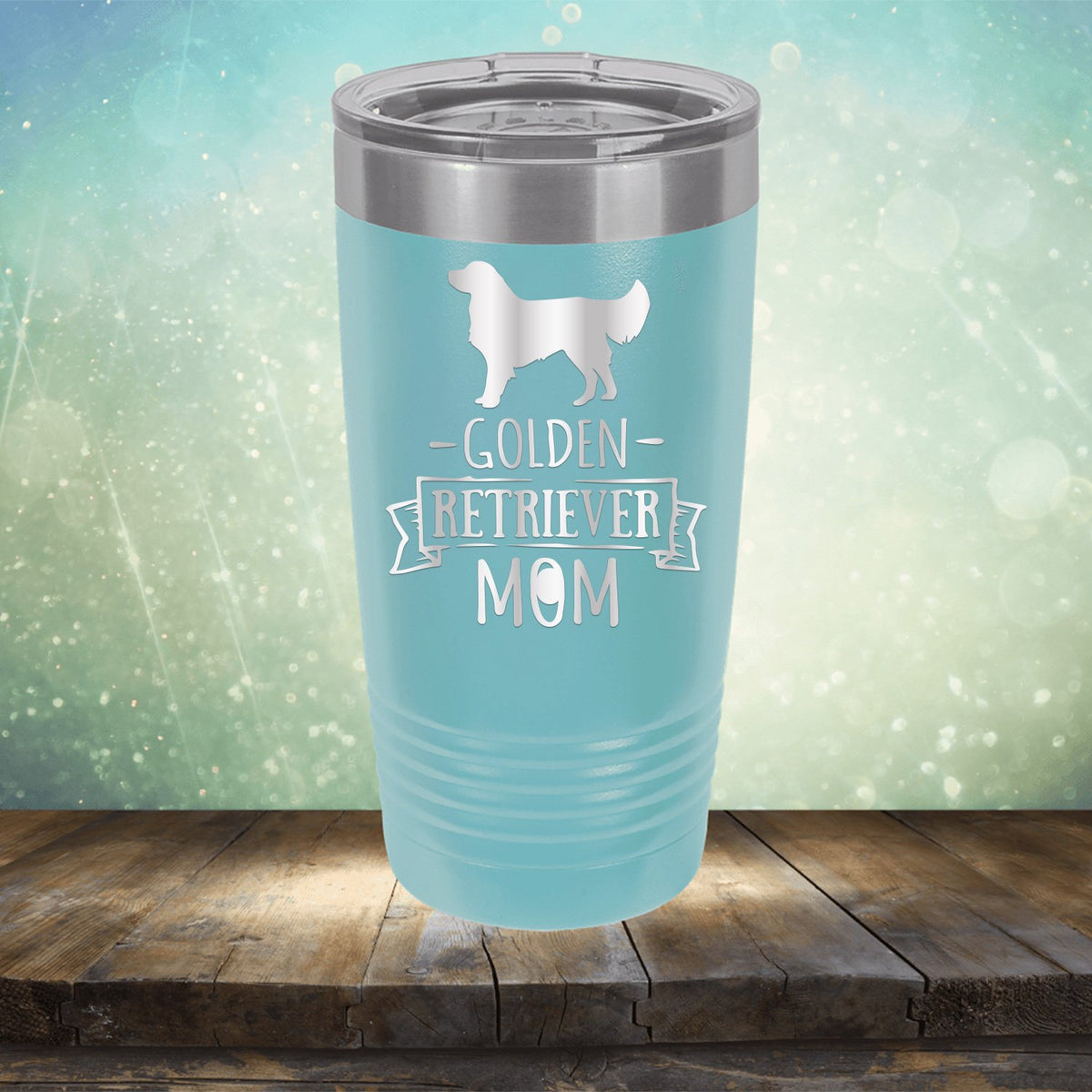 Golden Retriever Mom - Laser Etched Tumbler Mug