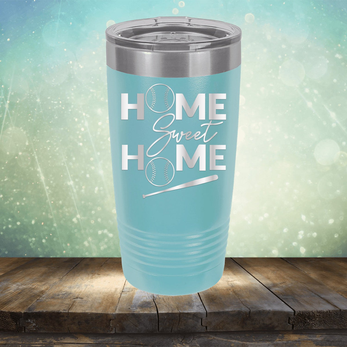 Home Sweet Home Baseball - Laser Etched Tumbler Mug